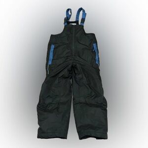 Green and Blue Kids Snow Overalls
